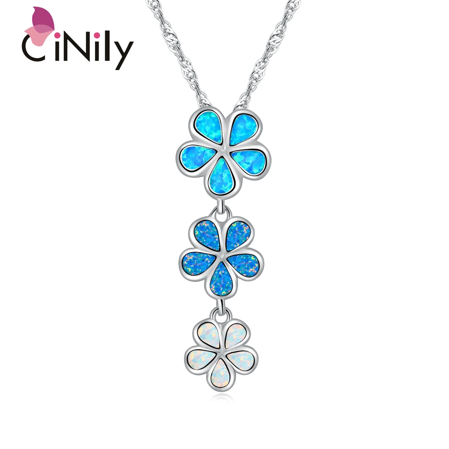 Опт и розница для женщин украшения в виде цветов радуги синего белого огненного