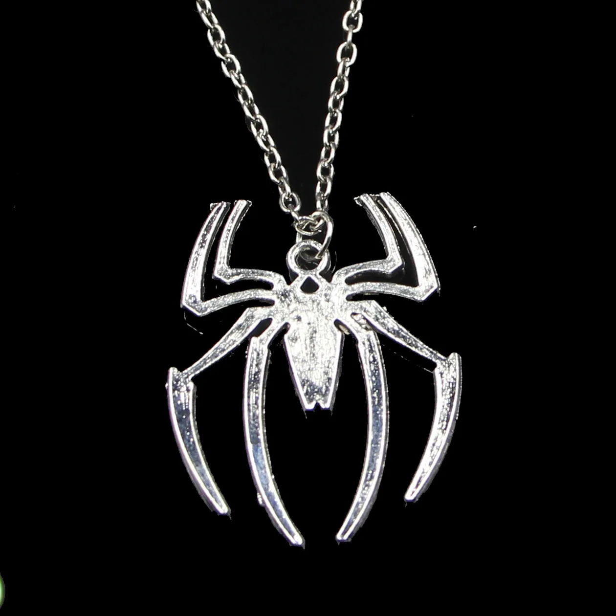 Модные 38*29 мм паук Хэллоуин ожерелье цепочка для женщин колье креативные