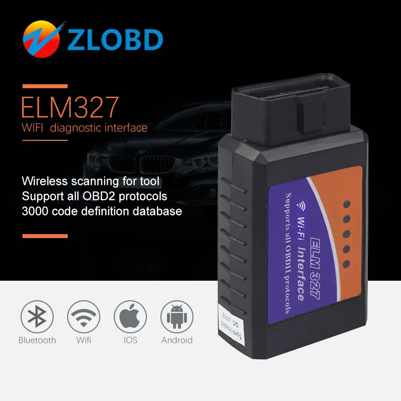 Автомобильный диагностический сканер ELM327 V1.5 Bluetooth/Wifi OBD2 v1.5 Elm 327 Bluetooth PIC18F25K80 OBDII