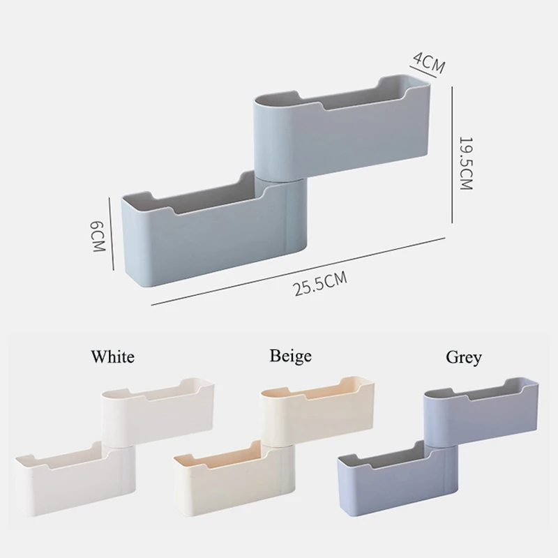 Вращающийся настенный ящик для хранения косметики аксессуаров ванной комнаты