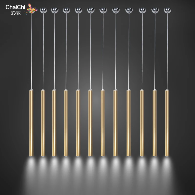 Барный салон алюминиевый трубный светильник Led подвесной COB Светодиодная