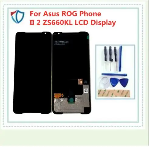 ЖК дисплей 6 59 дюйма для Asus ROG Phone II 2 ZS660KL сенсорный экран дигитайзер стекло в сборе