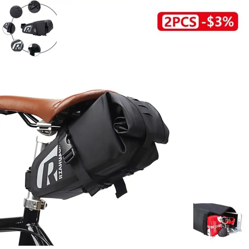 

Bicycle Bag Waterproof Bike Saddle Bag Mountain Bike Cycling Rear Tail Bag Rear Seat Bag Panniers MTB Bicycle Accessories