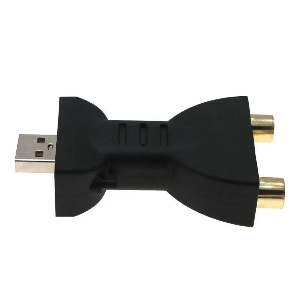 USB Gold-plated Male To 3RCA Female Audio Adapter Video AV TV Box DVD Signal Transfer Converter |