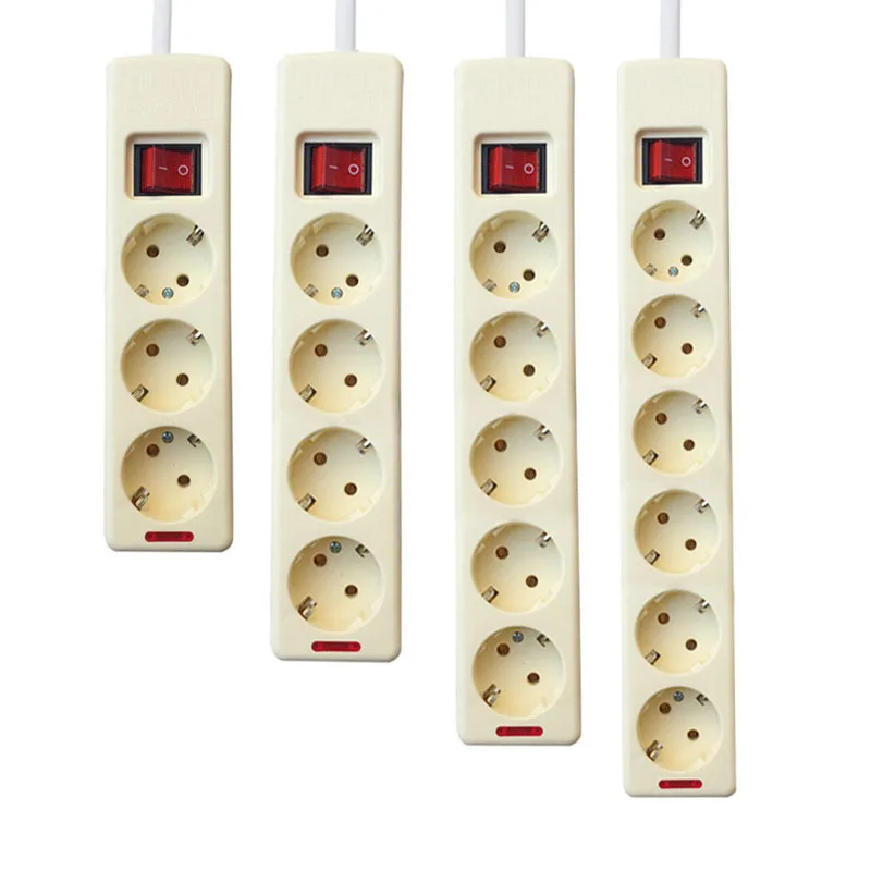 Вилка для ЕС Австралии Великобритании США с переключателем электрическая плата