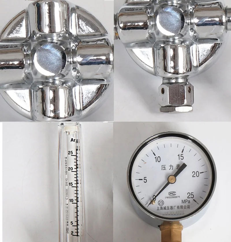 

Argon and CO2 Gas Regulator With Single Gauge and Flow Meter (YQ-731L)