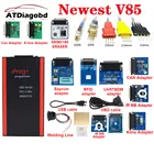 V85 Hot Iprog + Iprog Pro совместим с IMMO + коррекция километра + усиленная подушка безопасности hasta el ael 2019 автомобиль