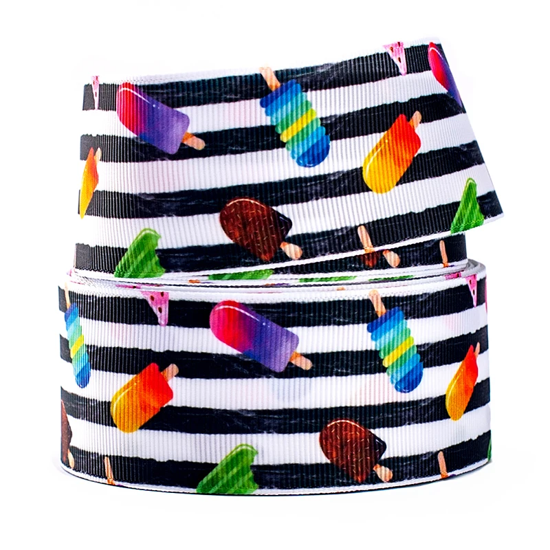 10 метров разных размеров Милые Мороженое шаблон печатная корсажная лента | Дом и