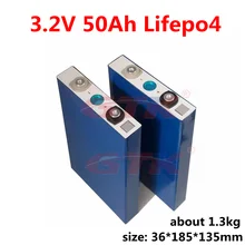 GTK высокое качество Длинные циклы 3 2 В 50 Ач Lifepo4 батарея для 48 24 12 RV