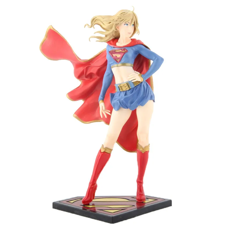 Статуя Bishoujo Supergirl возвращает фигуру из ПВХ Коллекционная модель игрушка | Игрушки
