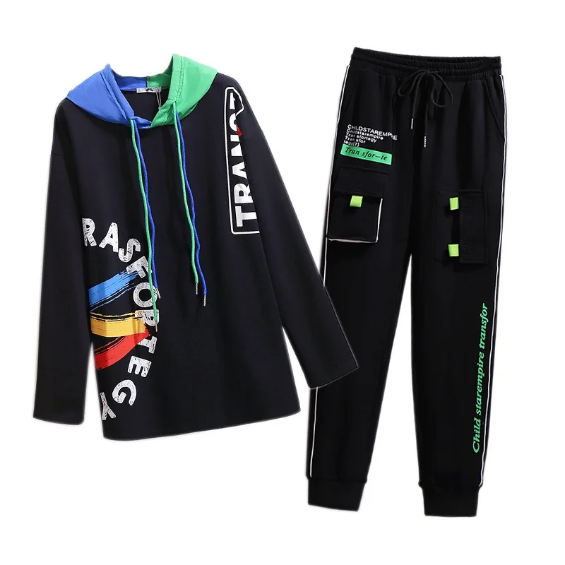 

2020 Autumn Women Movement Casual Sets T Shirt and pants Pants Female Fashion Sets