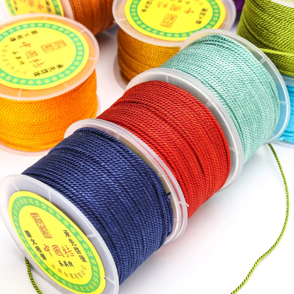 LanLi 2 мм Многоцветная DIY нить для ювелирных изделий аксессуары ожерелья китайский