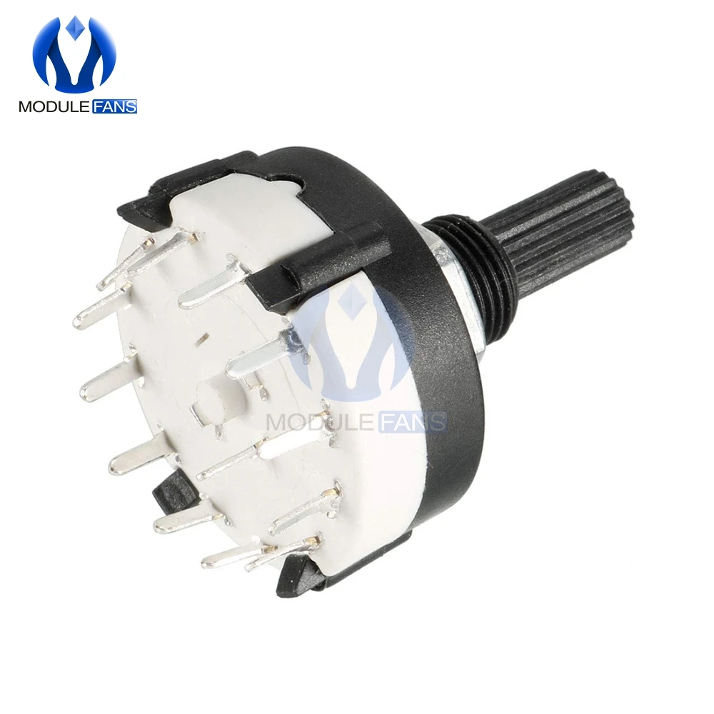 Поворотный переключатель для Arduino 3 ножа 4 файла диаметром 26 мм 6 с рукояткой |