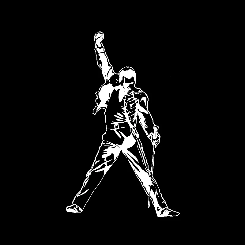 Классические аксессуары Volkrays креативные автомобильные стикеры Freddie Mercury Rock