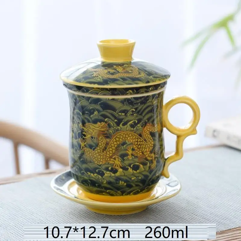 Большая чайная кофе Vajilla посуда для напитков Copo E Tazzine Caffe Cute Criativa Xicara дорожная