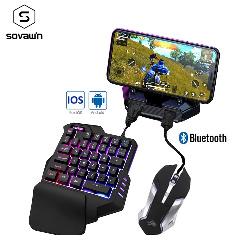 Для Call of Duty мобильный Pubg контроллер Bluetooth геймпад Android игровая клавиатура мышь