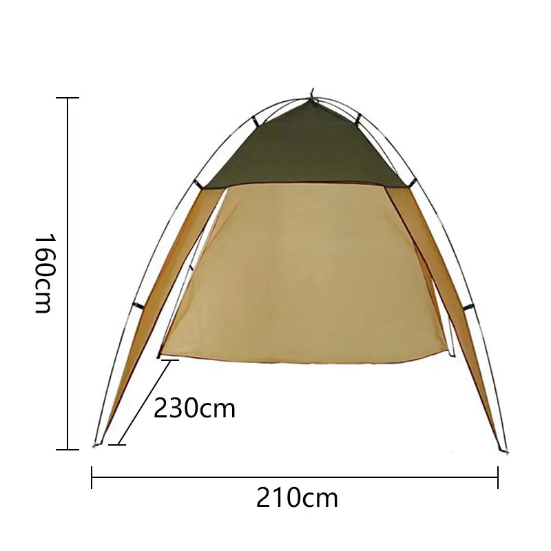 

210T Polyester Lightweight Portable Waterproof Sun Shade Tent Outdoors Beach Fishing Camping Travel Canopy Shelter