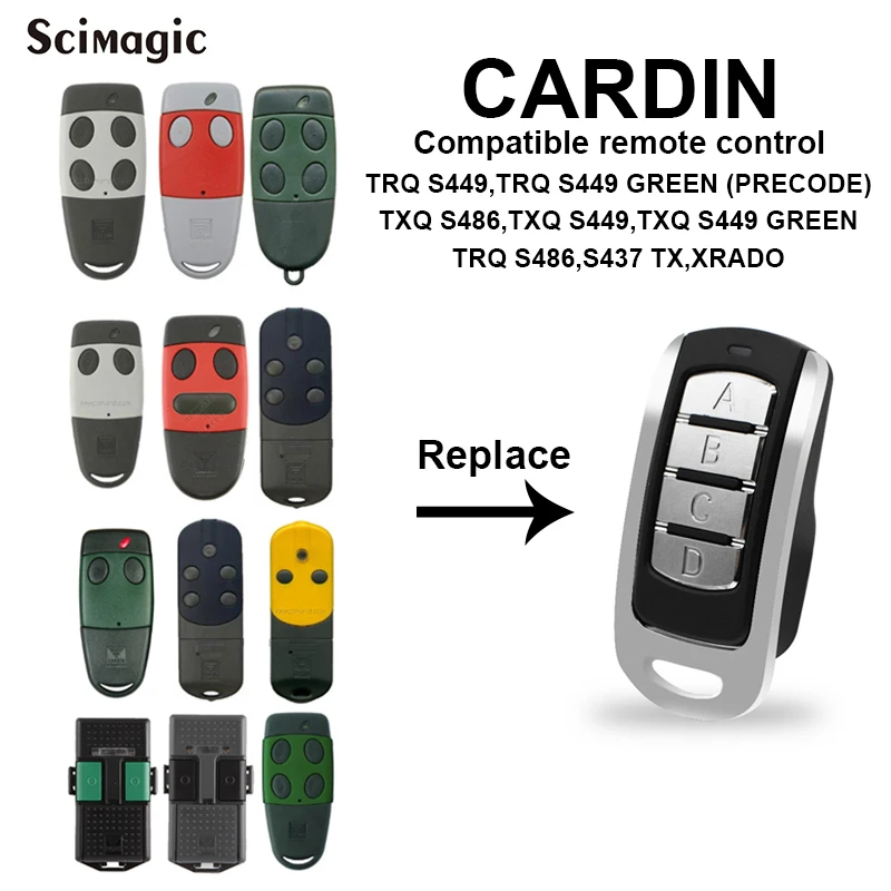 CARDIN S449 пульт дистанционного управления для гаражных дверей управления|Пульт