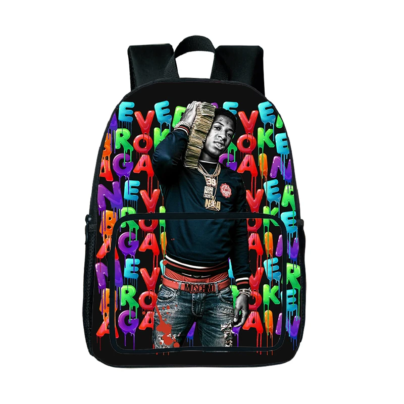 

New YoungBoy Never Broke Again Mochila Feminina Bookbag 3D Print Backpack Women Travel Backpack Laptop Backpack Men School Bags