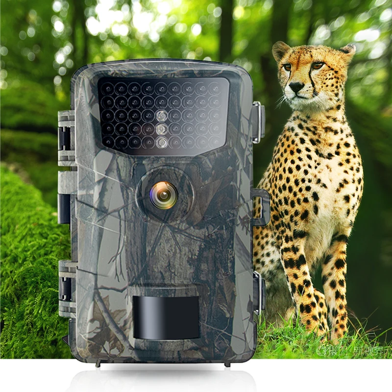 HH-666 Hunting Camera 1080P 48MP PIR Sensor Wide Angle Infrared Night Vision Wildlife Trail Thermal Imager Video Cam