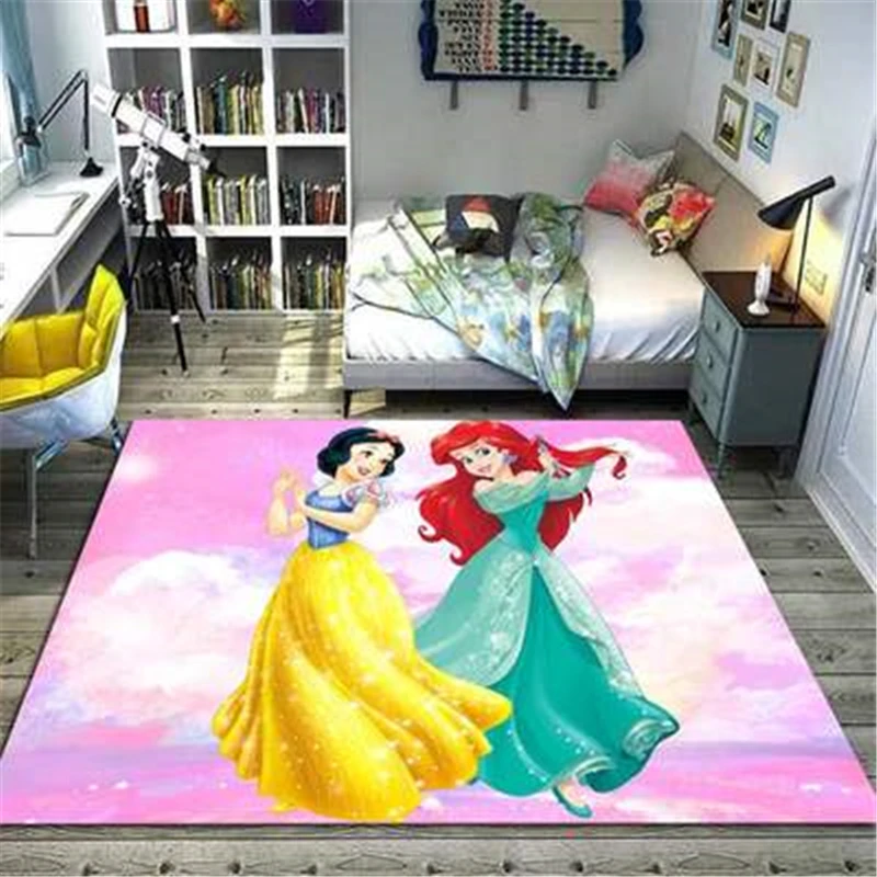 

Детский игровой коврик для принцесс Disney, 80x160 см, игровой коврик для девочек, игровой коврик, Противоскользящий коврик для ванной комнаты, впитывающий воду кухонный коврик