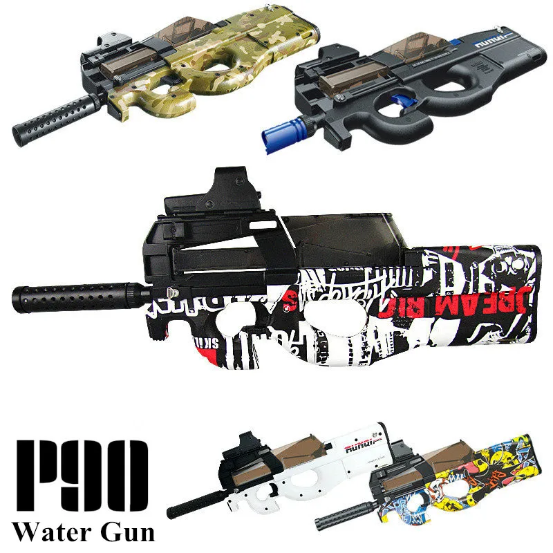 P90 электрический игрушечный пистолет водяной пули Bursts граффити издание живой CS