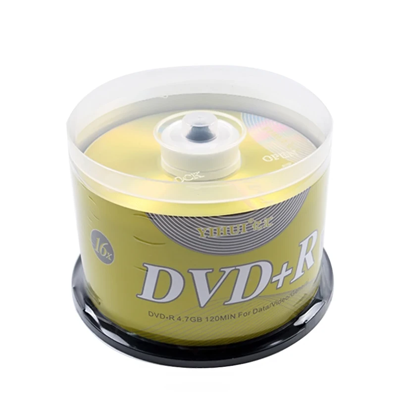 

Пустые диски DVD + R CD, 50 шт., 4,7 ГБ, 16X Bluray, запись одного раза, хранение данных, пустые диски DVD, записываемые медиа-диски, компактные