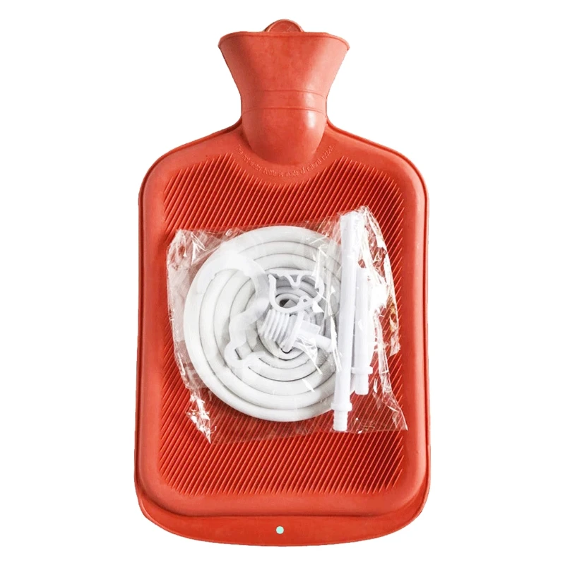 Двоеточие сумка для клизмы с насосно-компрессорных труб горячей воды бутылки душ