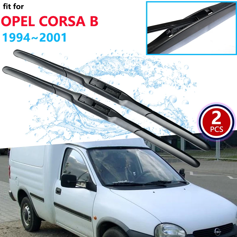

for Vauxhall Opel Combo B 1994~2001 Front Window Windscreen Wipers Car Wiper Blade Car Accessories 1995 1996 1997 1998 1999 2000