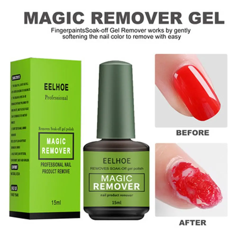 

New Burst Gel Semi Permanent Nail Supplies Sealing Layer EELHOE Nail Polish Remover Remover Varnish Tool
