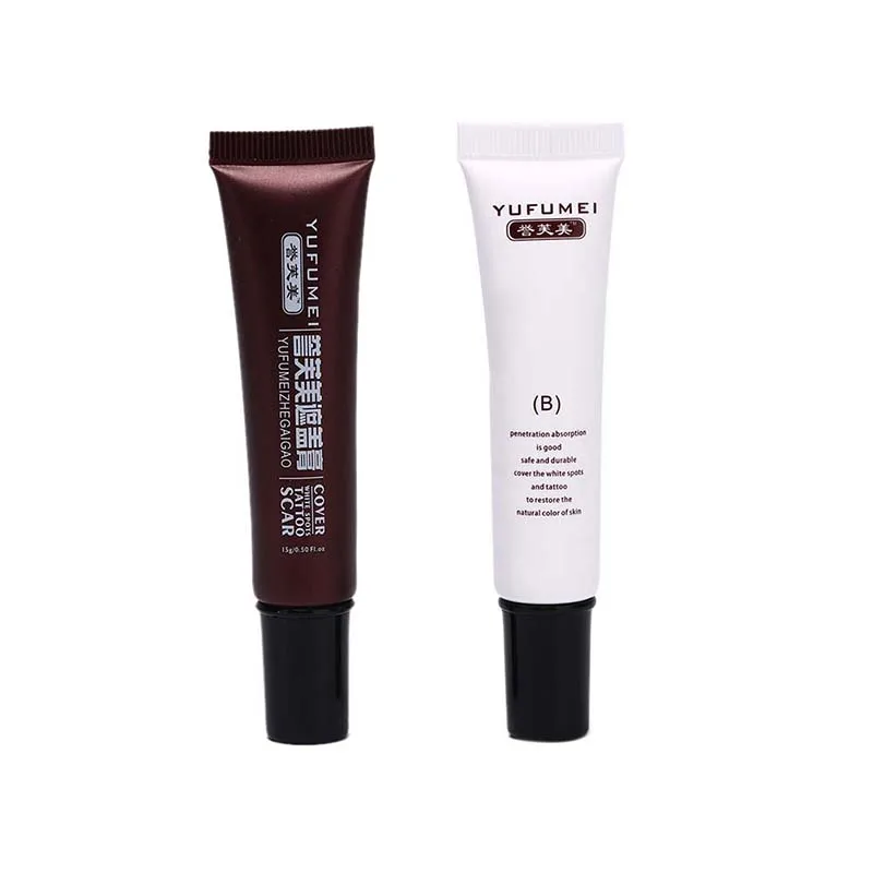 

2pcs/Set Skin Concealar Stick Camouflage Make-Up Concealer for Tattoo, Scar and Birthmark Cover Up Tattoo Concealer Cream