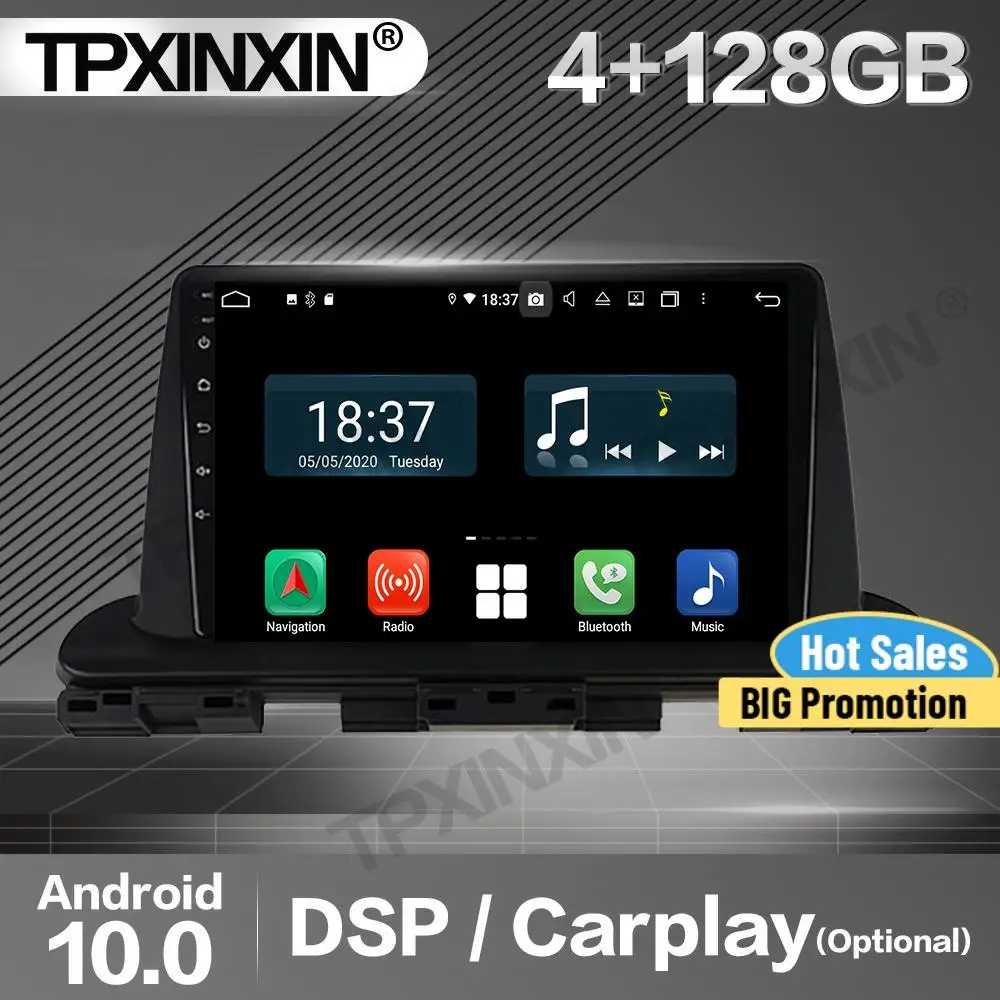 

Автомагнитола 2 Din Carplay, 128G, стерео приемник Android для Kia Seltos 2016 2017 2018 2019 2020 IPS GPS Navi Player, головное устройство аудио