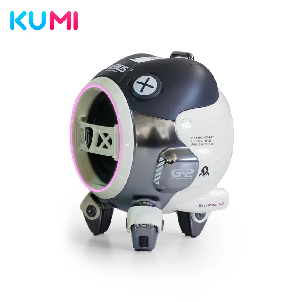 Pаспродажа Новинка 2021, портативная беспроводная Bluetooth Колонка KUMI G2 Gravastar TWS, с низкой задержкой, RGB-подсветкой, 1500 мАч