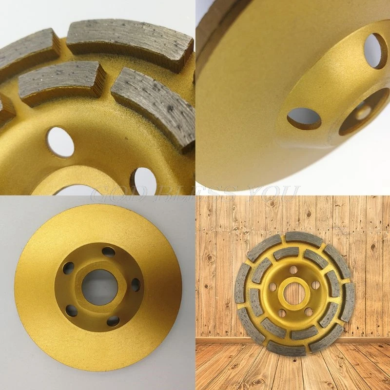 Diamond Segment Grinding Wheel Cup Disc Grinder for Concrete, Granite, and Stone Cutting - Available in 100mm, 115mm, 125mm, 150mm, and 180mm Sizes image 6