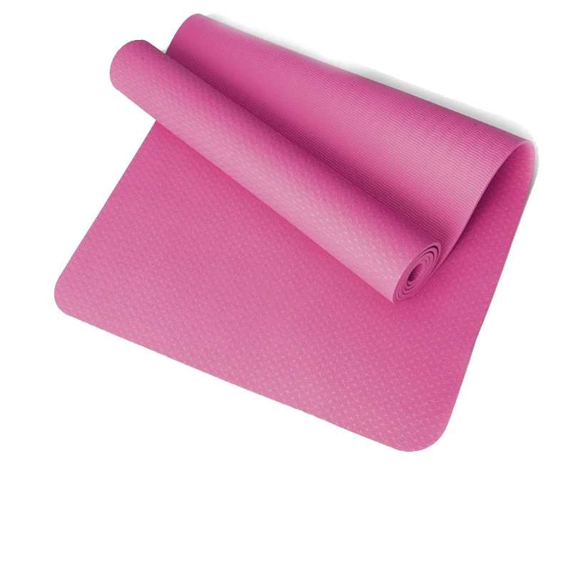 6 мм один слой yoga коврик противоскользящие водонепроницаемые и не имеет вкуса