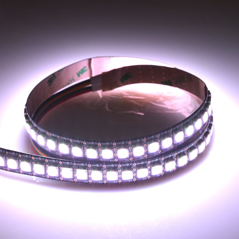 1 м 144 светодиодный s/M HD107S RGB полосы Цифровой пикселей светильник 5050 SMD адресуемых