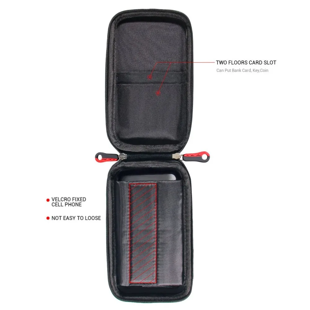 

Universal Waterproof Motorcycle Bike Scooter Mobile Phone Holder Bag Phone Support Stand Case for Smartphones