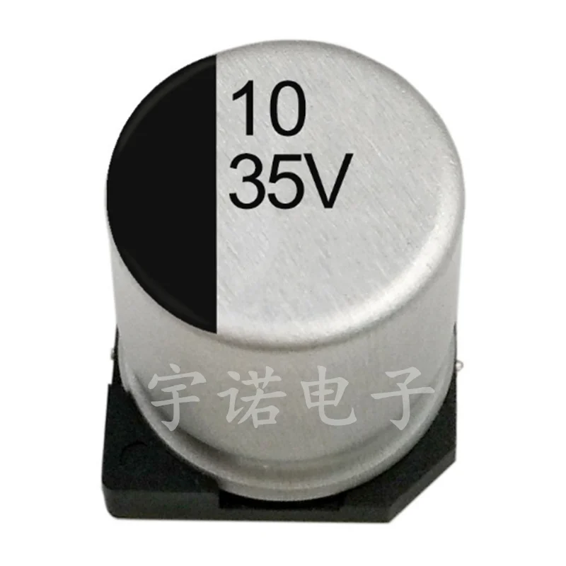 

10 шт., алюминиевый электролитический конденсатор SMD 35 в 10 мкФ 4*5,4 мм 10 МКФ 35 в 10 мкФ Ф, размер: 4x5,4 (мм)