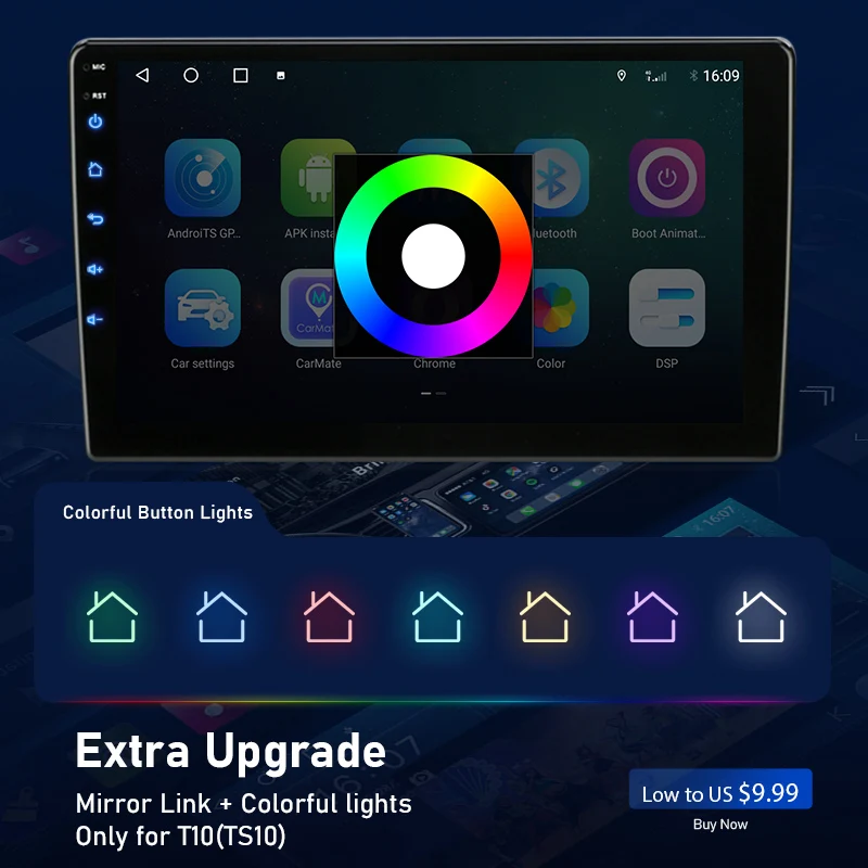 Мультимедийная магнитола JMCQ для Kia мультимедийный видеоплеер на Android 10 4 + 32 ГБ GPS DSP