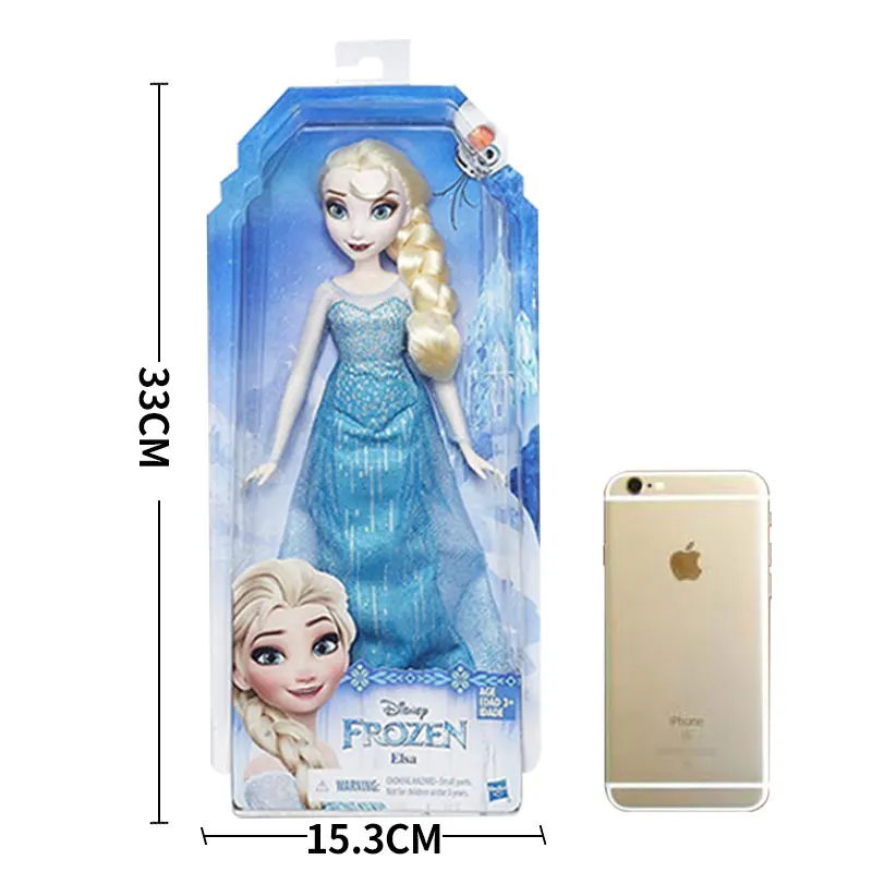 Оригинальная игрушка Дисней Принцесса Холодное сердце Эльза Анна фигурка игрушка набор девочек игровой дом куклы игрушка