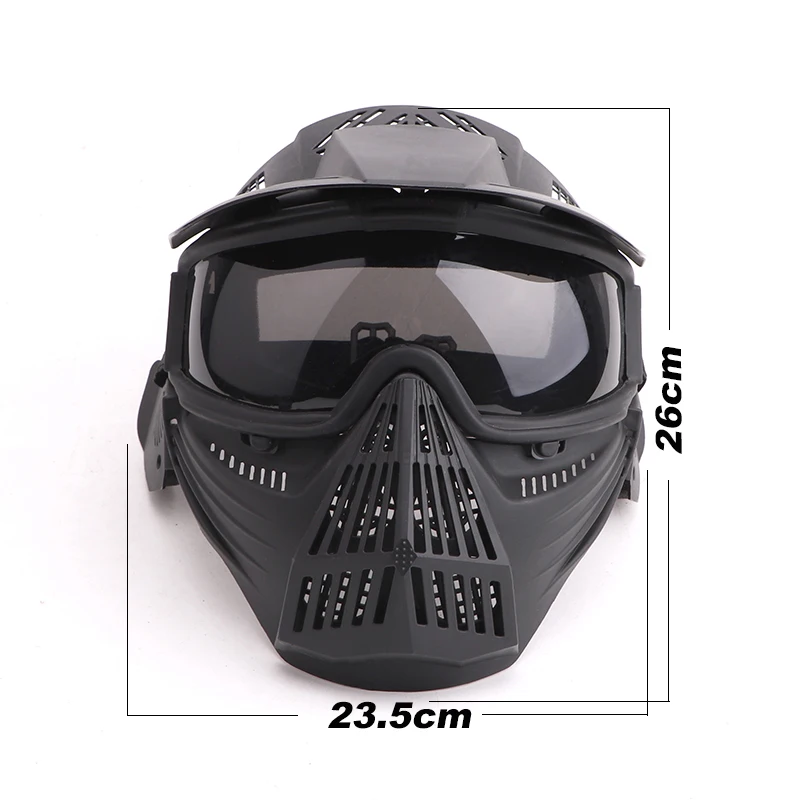 Маски для страйкбола тактическая маска на все лицо защита глаз игр CS выживания BBS