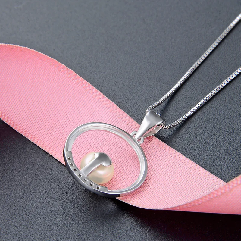 JRSIAL Подвеска из стерлингового серебра 925 пробы с жемчугом креативное ожерелье