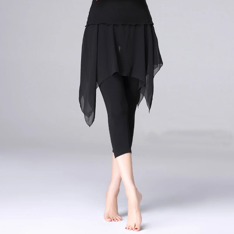 Брюки для латиноамериканских тренировок из модала леггинсы неправильной формы