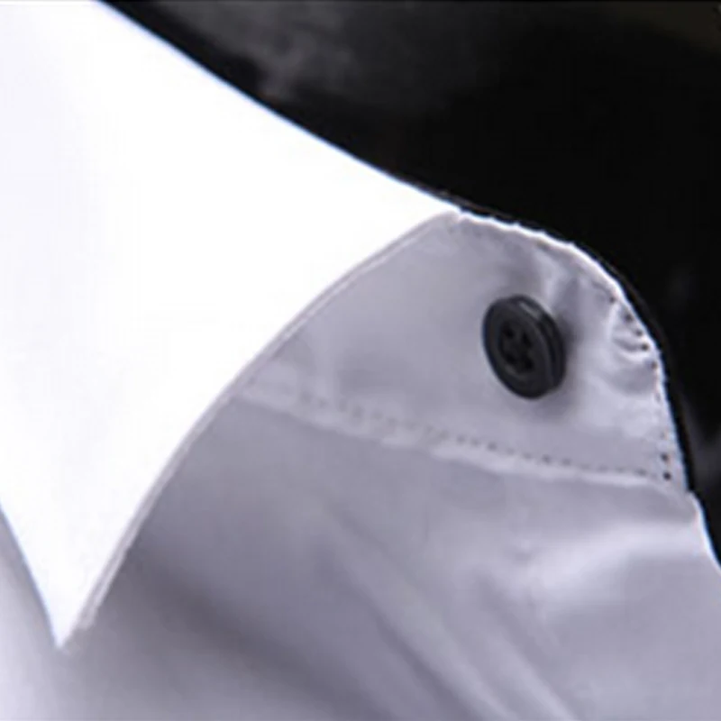Slim Fit мужские полосатые рубашки 2020 серого цвета с длинными рукавами для мальчиков
