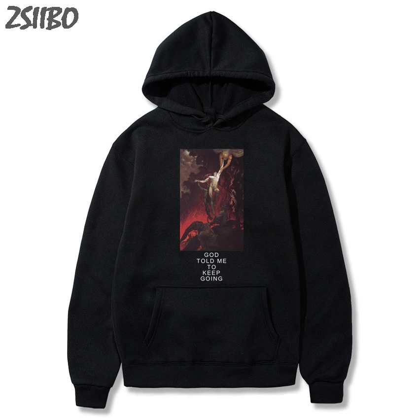 Толстовка мужская в стиле Харадзюку худи унисекс с принтом Ты выглядишь как