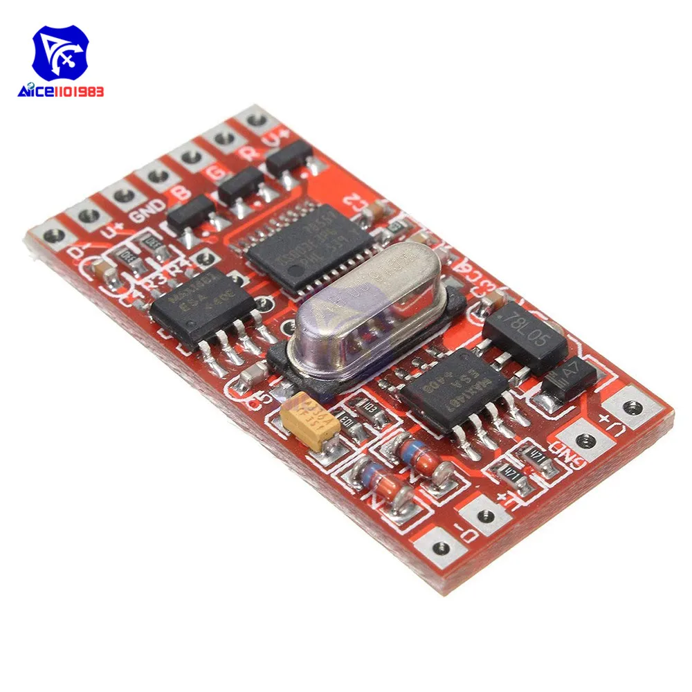 Diymore DC 12 24 в 72 Вт 3 канальный DMX512 кодер декодер плата модуль драйвера