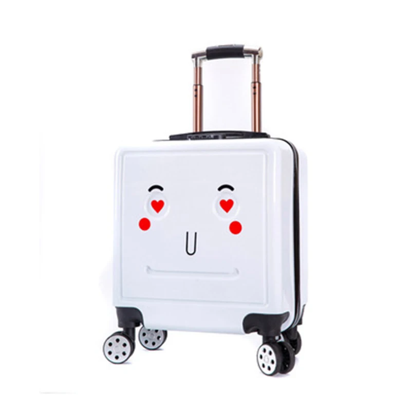 XQ creative cartoon children's trolley case 20 inch universal wheel gift boarding case travel luggage DIY suitcase