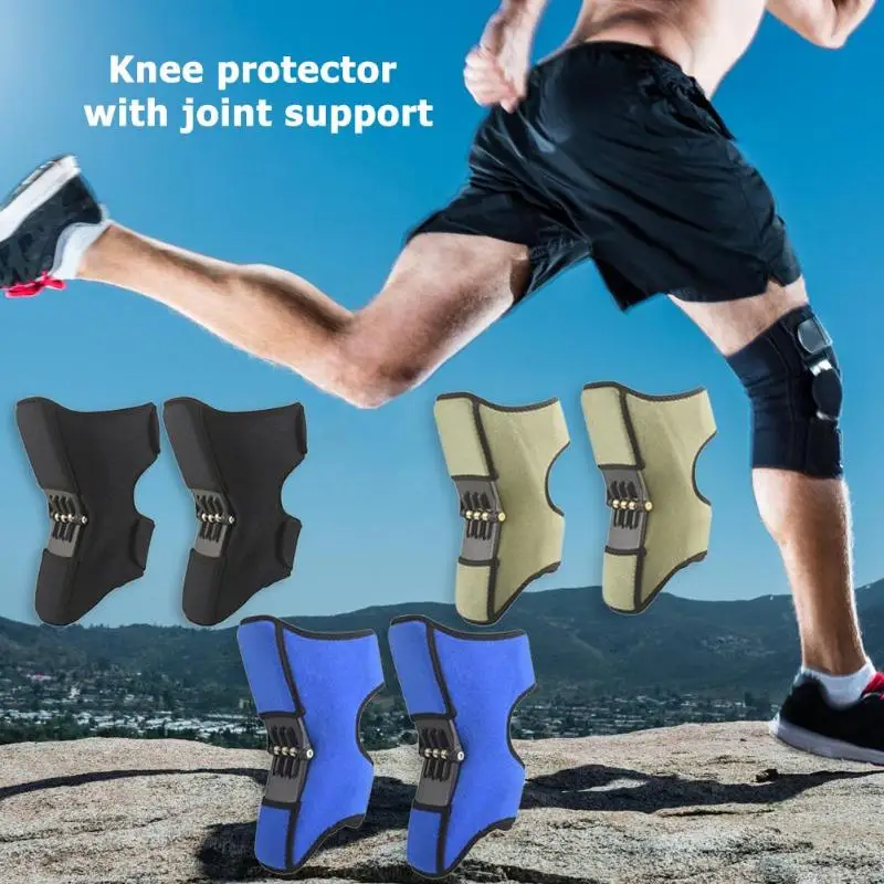

1 пара, фиксатор коленного сустава для силового подъема, отличная эластичная повязка и сплав, стабилизатор весны, усилитель коленного суста...