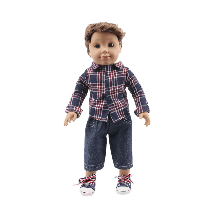 Свитер Logan Doll пальто одежда в западном стиле для 18 дюймовых американских и 43 см
