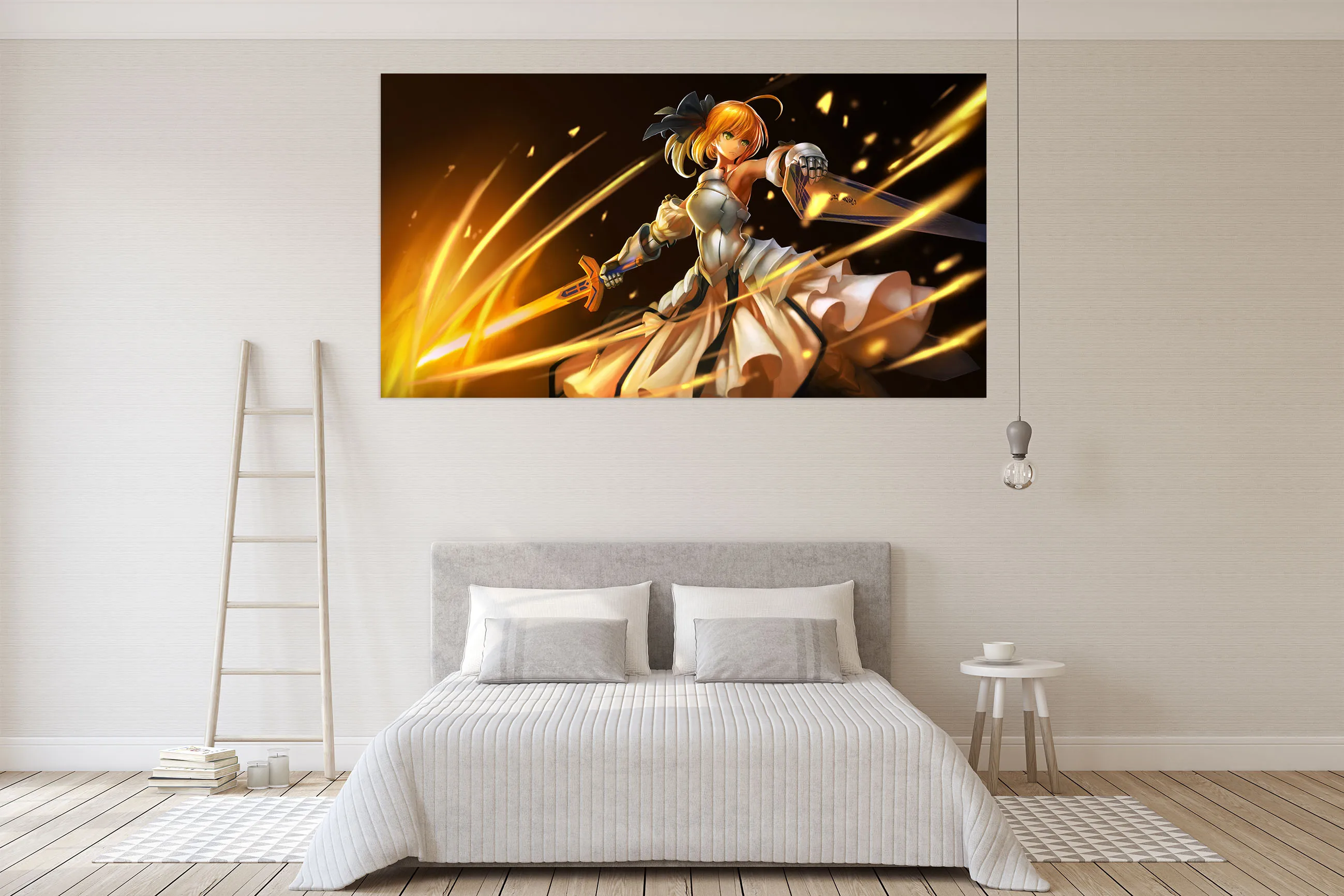 [Самоклеющиеся] 3D Fate Stay Night 398 Японские Аниме настенные наклейки AJ обои для